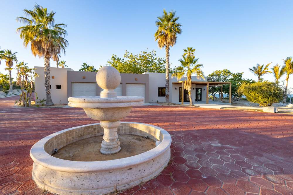 Estate stone fountain